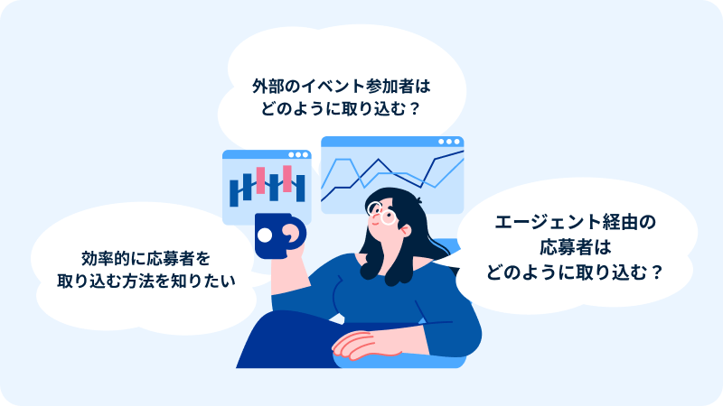 応募者の取り込み方法